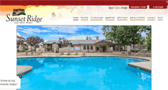 Desktop Screenshot of apartmentsatsunsetridge.com