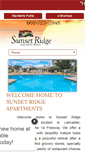 Mobile Screenshot of apartmentsatsunsetridge.com